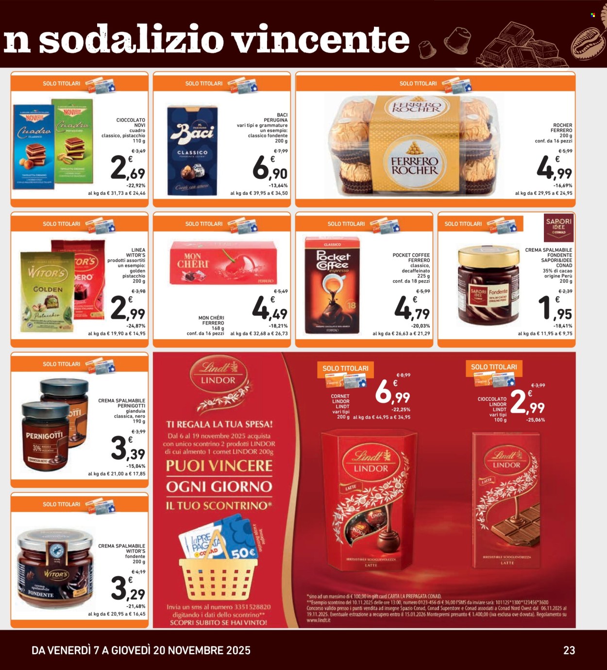 Volantino Spazio Conad - 7/11/2025 - 20/11/2025. Pagina 23