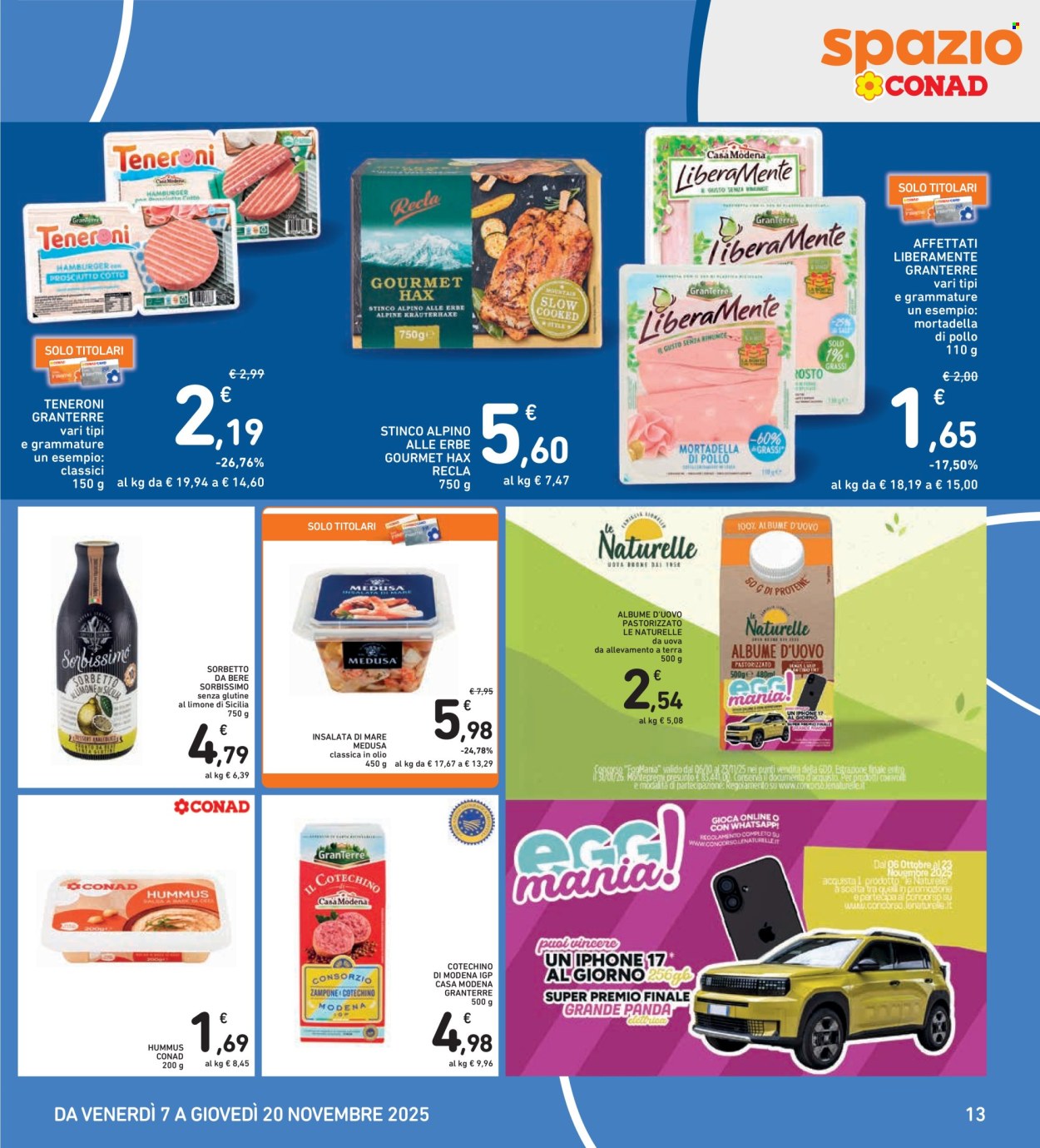 Volantino Spazio Conad - 7/11/2025 - 20/11/2025. Pagina 13