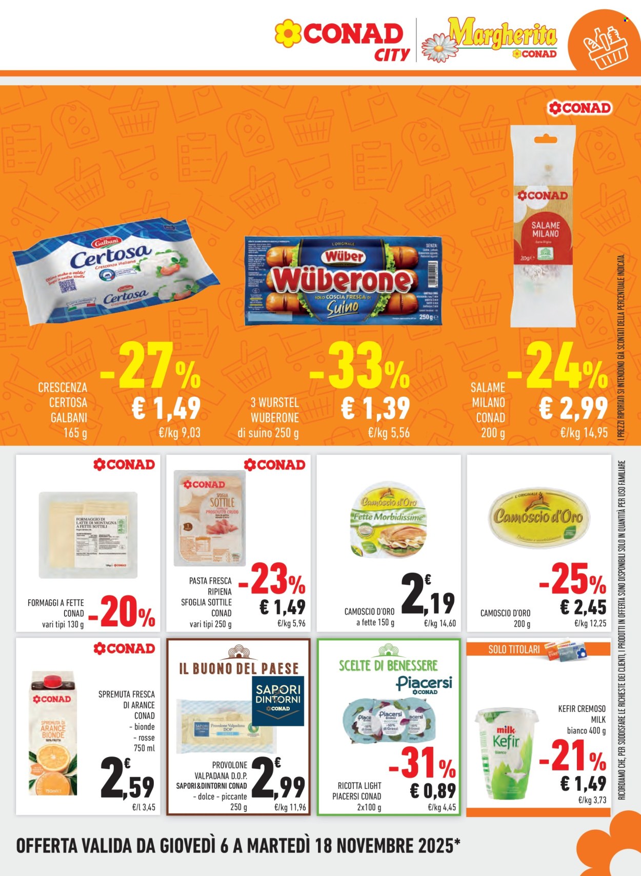 Volantino Margherita Conad - 6/11/2025 - 18/11/2025. Pagina 7