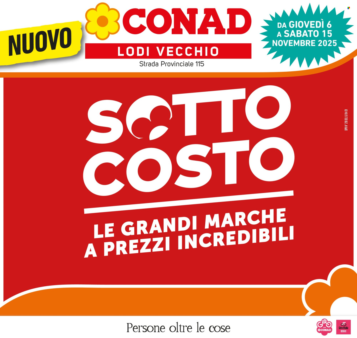 Volantino Conad - 6/11/2025 - 18/11/2025. Pagina 1