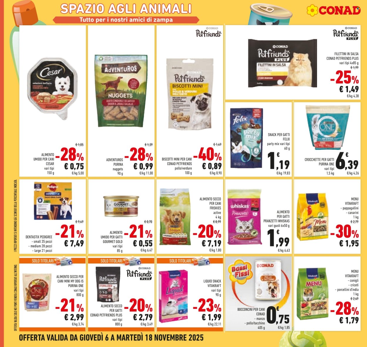 Volantino Conad - 6/11/2025 - 18/11/2025. Pagina 40