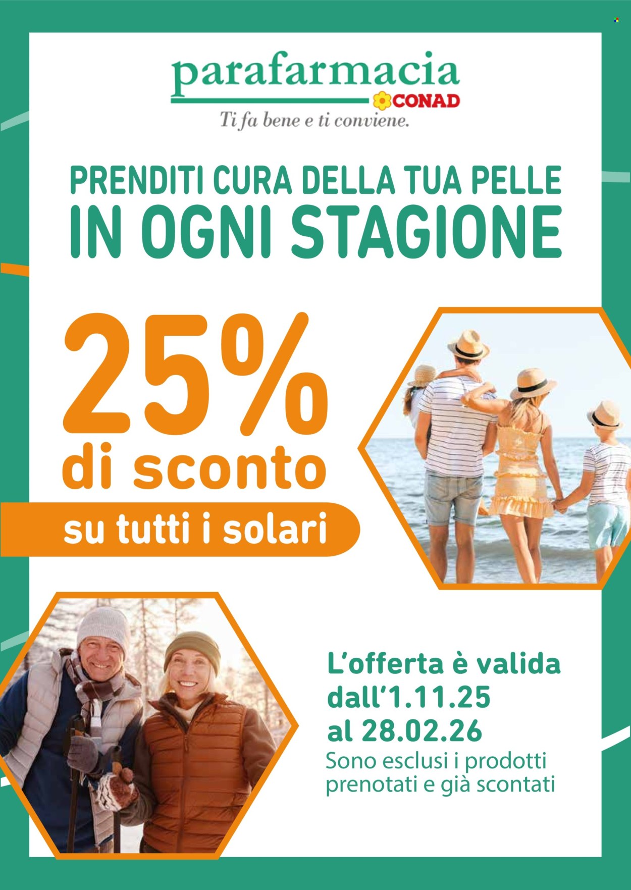 Volantino Conad - 1/11/2025 - 28/2/2026. Pagina 1