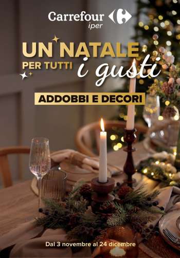 Volantino Carrefour - 3/11/2025 - 24/12/2025.