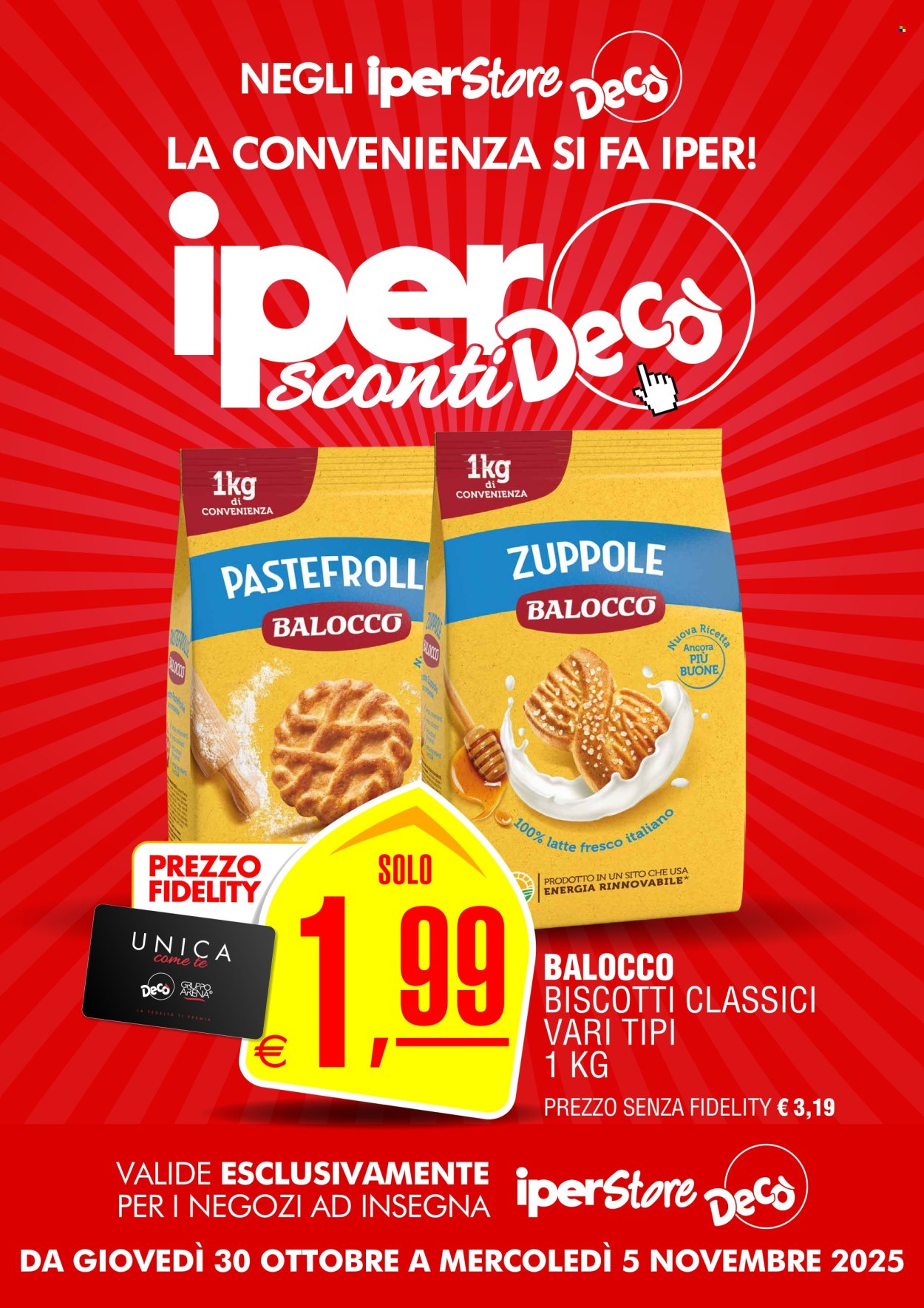 Volantino Deco - 30/10/2025 - 5/11/2025. Pagina 1