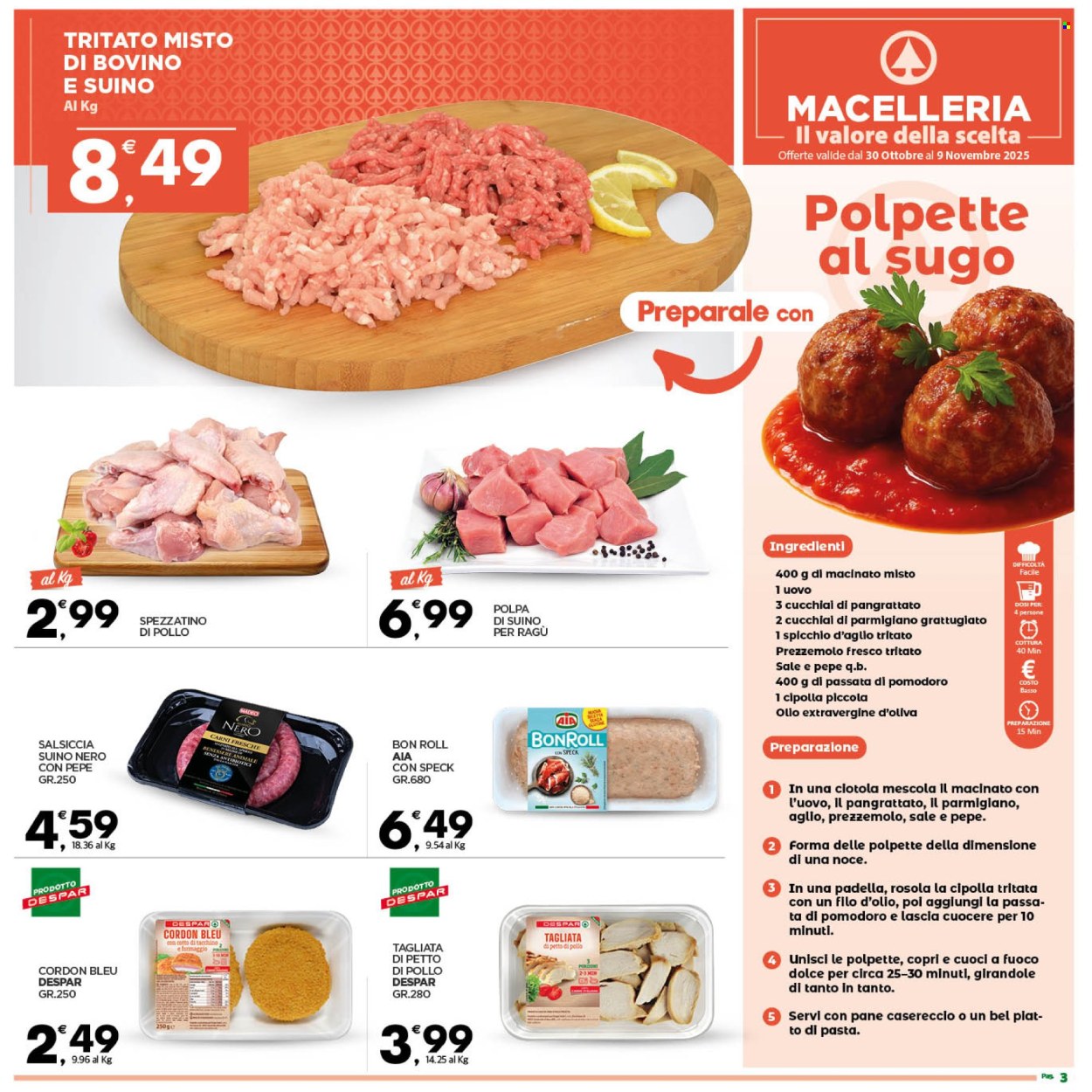 Volantino Despar - 30/10/2025 - 9/11/2025. Pagina 3
