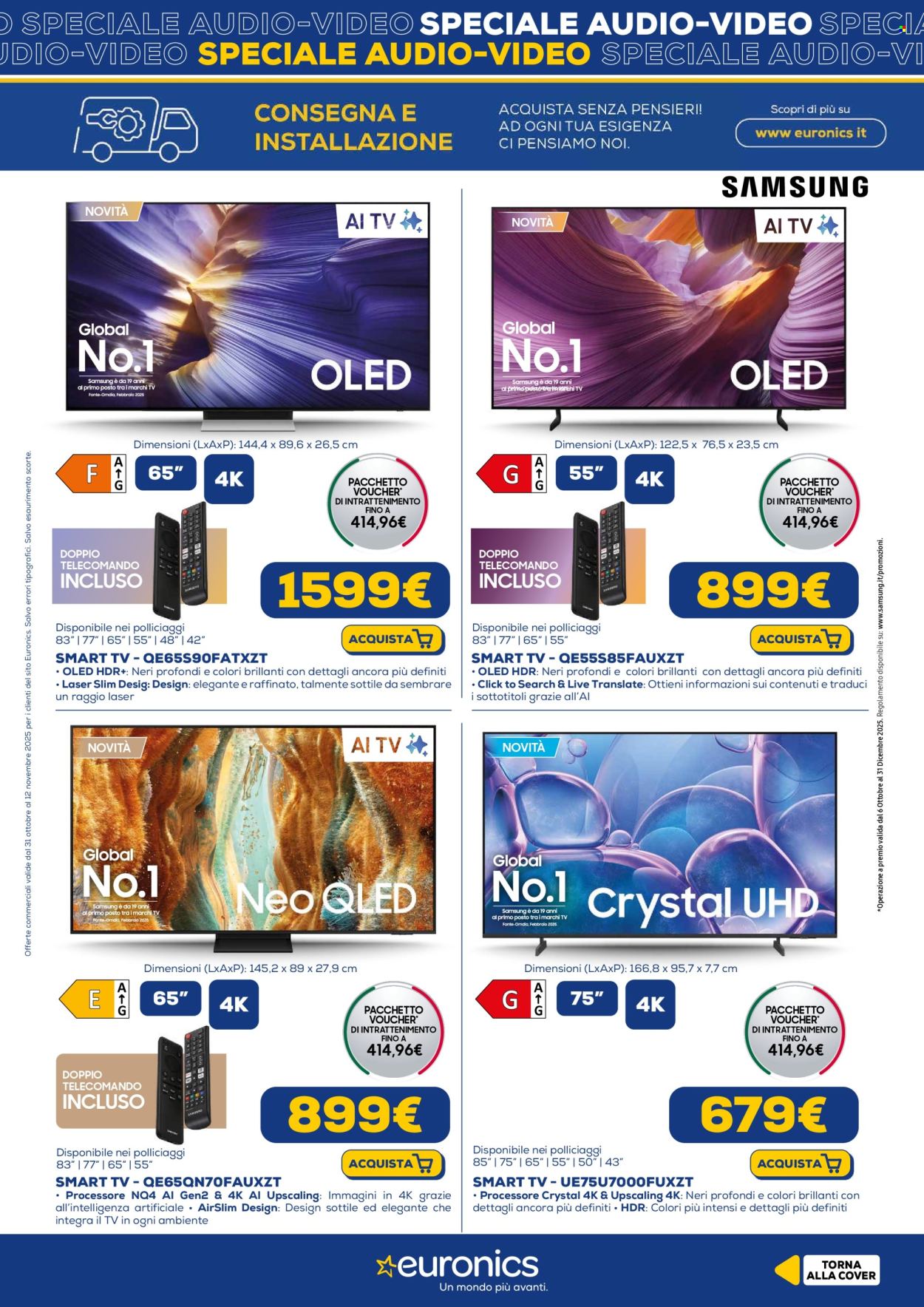 Volantino Euronics - 31/10/2025 - 12/11/2025. Pagina 7