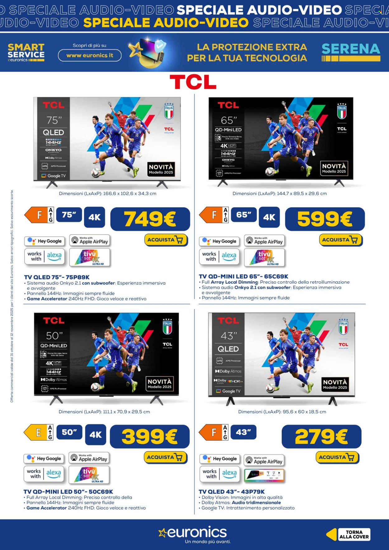 Volantino Euronics - 31/10/2025 - 12/11/2025. Pagina 8