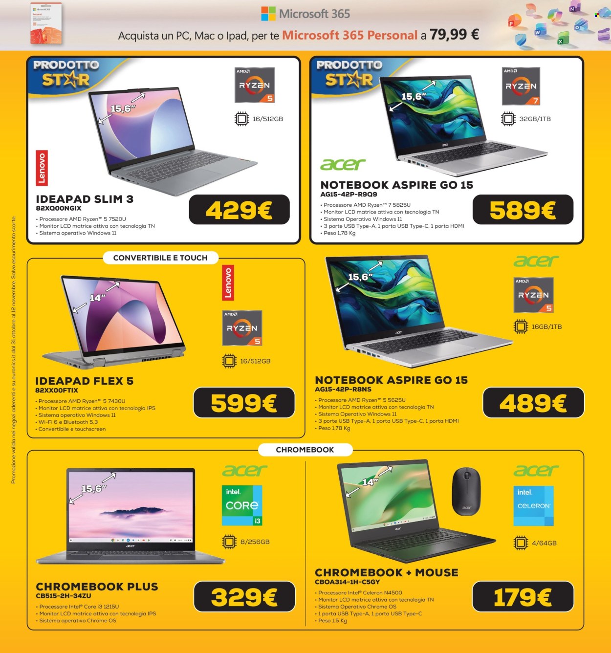 Volantino Euronics - 31/10/2025 - 12/11/2025. Pagina 20