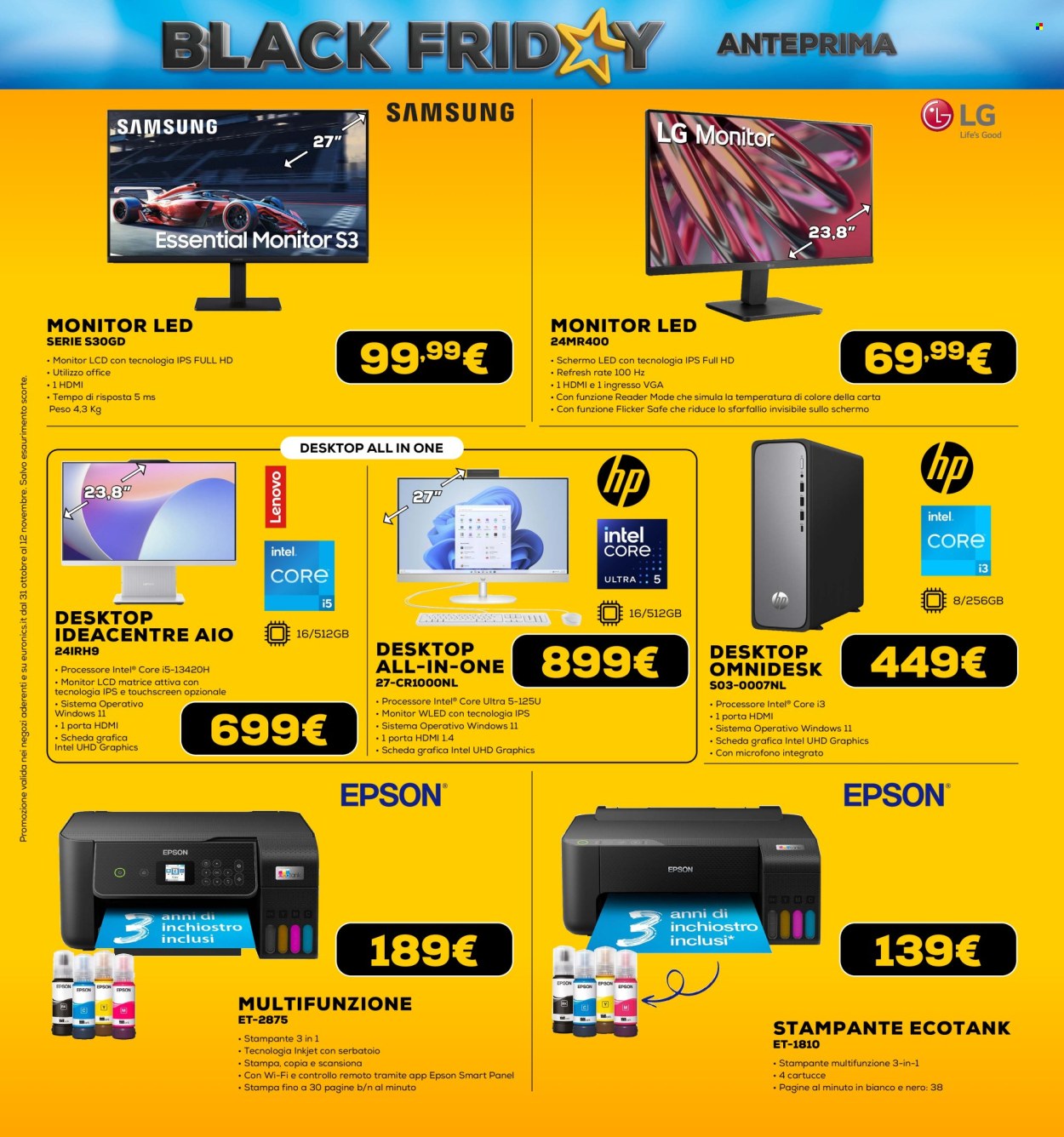 Volantino Euronics - 31/10/2025 - 12/11/2025. Pagina 22