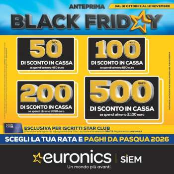 Volantino Euronics - 31/10/2025 - 12/11/2025. Volantino Euronics - 31/10/2025 - 12/11/2025.