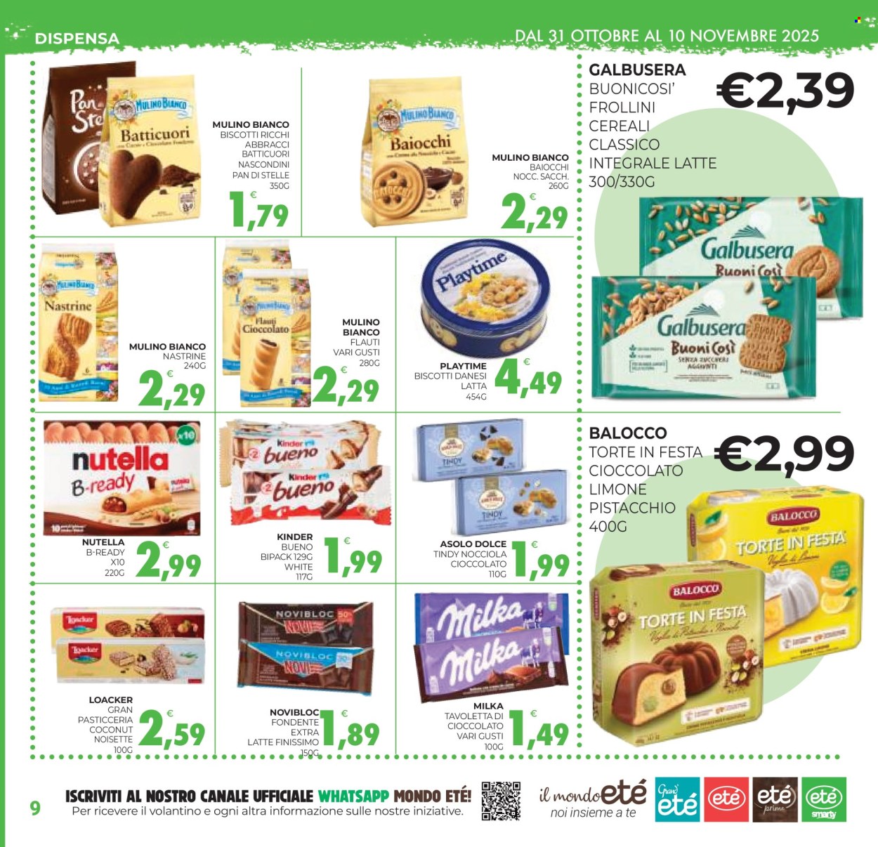 Volantino Eté - 31/10/2025 - 10/11/2025. Pagina 9