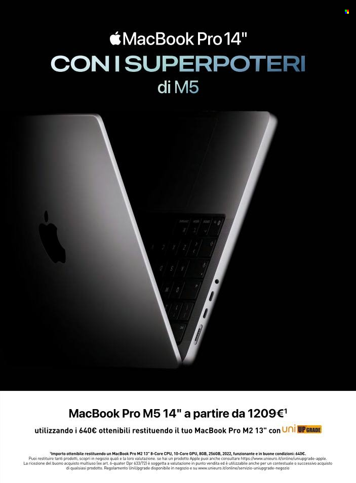 Volantino Unieuro - 30/10/2025 - 5/11/2025. Pagina 9