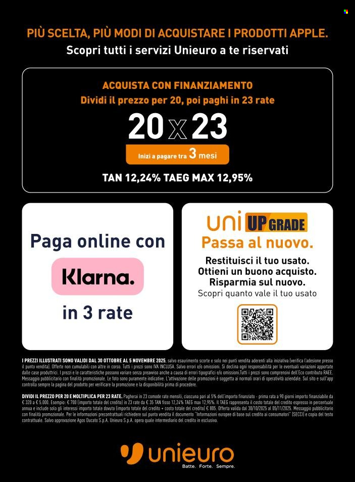 Volantino Unieuro - 30/10/2025 - 5/11/2025. Pagina 17