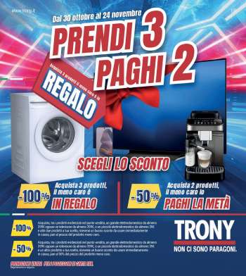 Volantino Trony - 30/10/2025 - 24/11/2025.