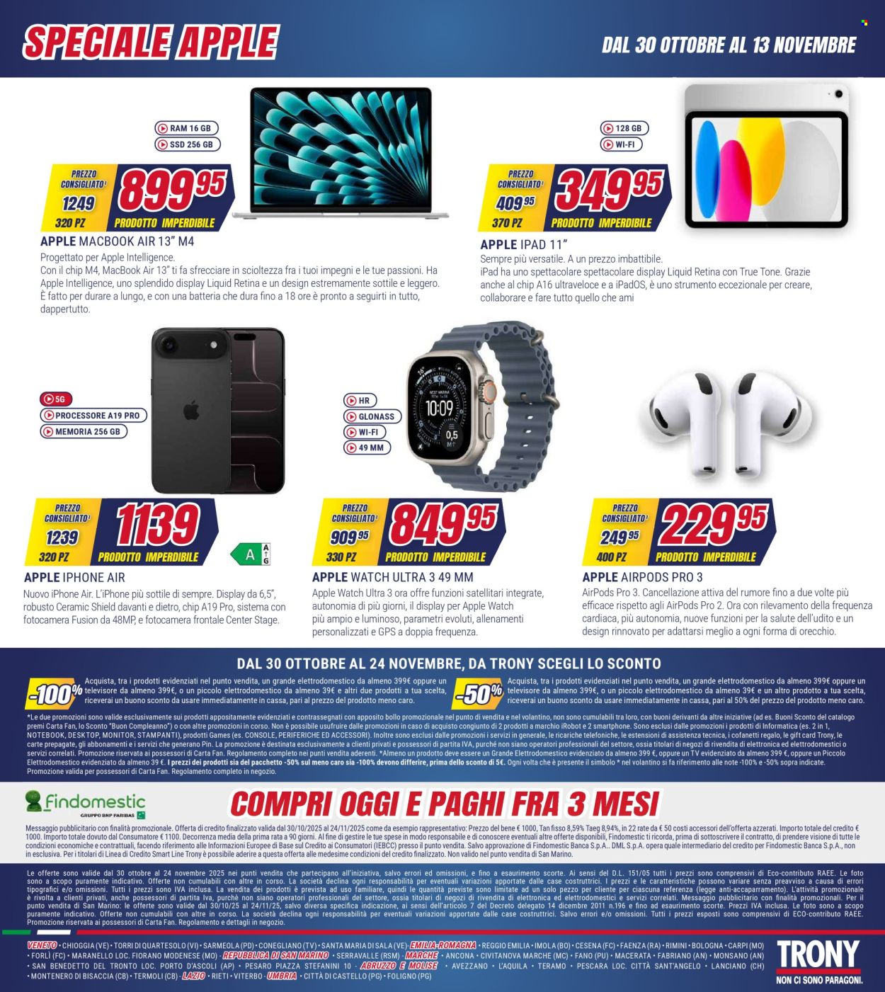 Volantino Trony - 30/10/2025 - 24/11/2025. Pagina 44