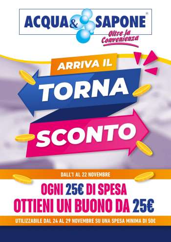 Volantino Acqua & Sapone - 1/11/2025 - 30/11/2025.