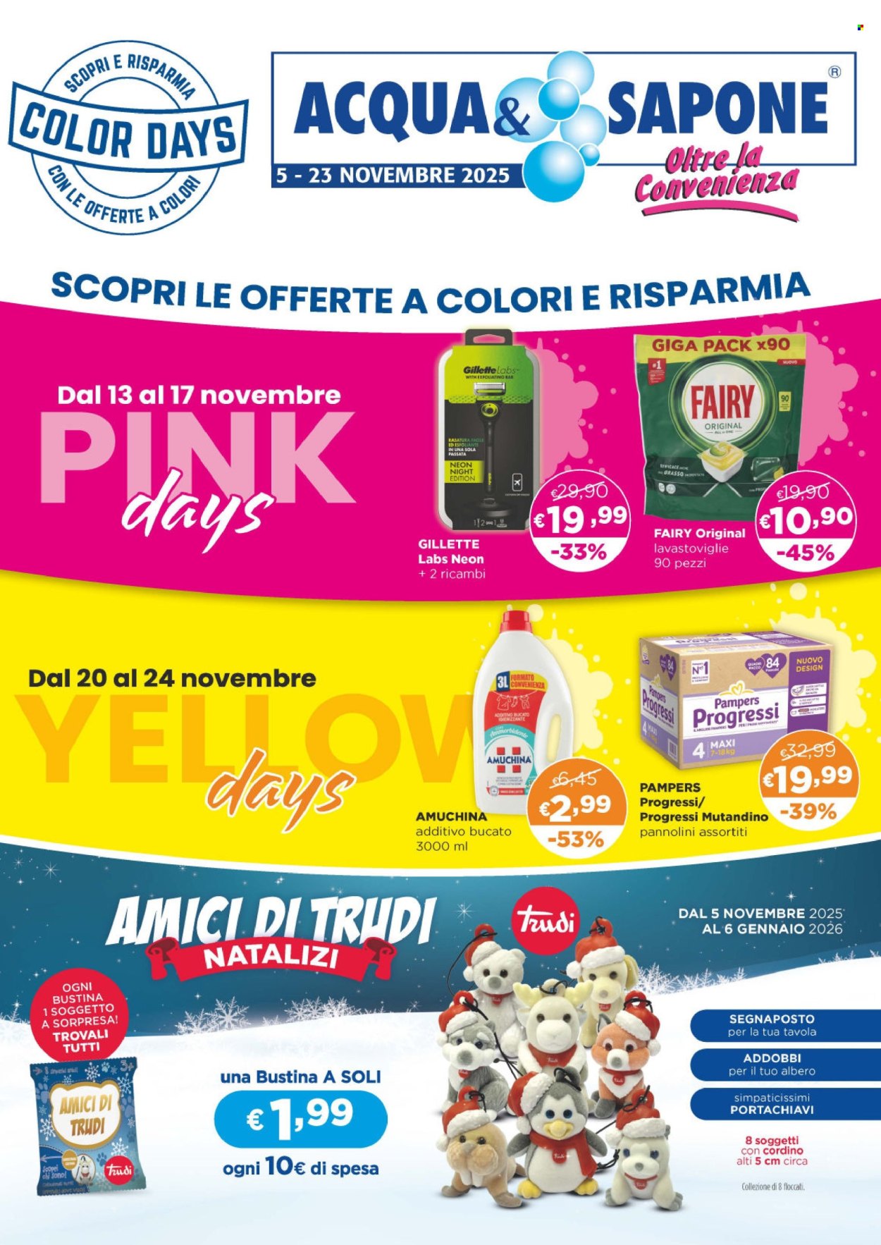 Volantino Acqua & Sapone - 5/11/2025 - 23/11/2025. Pagina 1