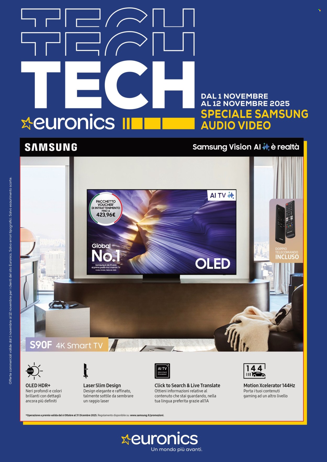 Volantino Euronics - 1/11/2025 - 12/11/2025. Pagina 1