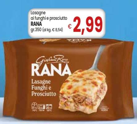 RANA Lasagne ai funghi e prosciutto