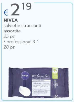 NIVEA salviette struccanti assortite