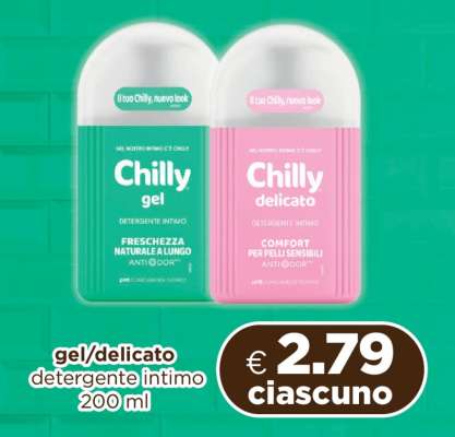 Chilly gel/delicato detergente intimo 200 ml