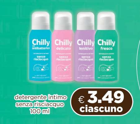 Chilly detergente intimo senza risciacquo