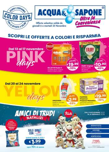 Volantino Acqua & Sapone - 6/11/2025 - 25/11/2025.