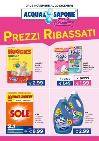 Volantino Acqua & Sapone - 3/11/2025 - 20/12/2025.