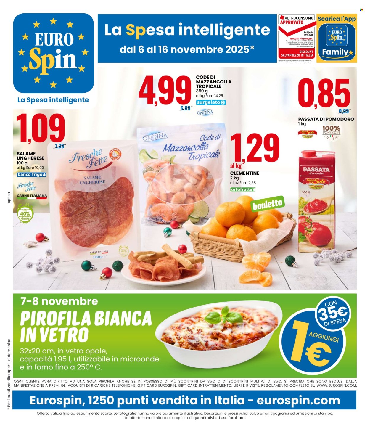 Volantino EuroSpin - 6/11/2025 - 16/11/2025. Pagina 1