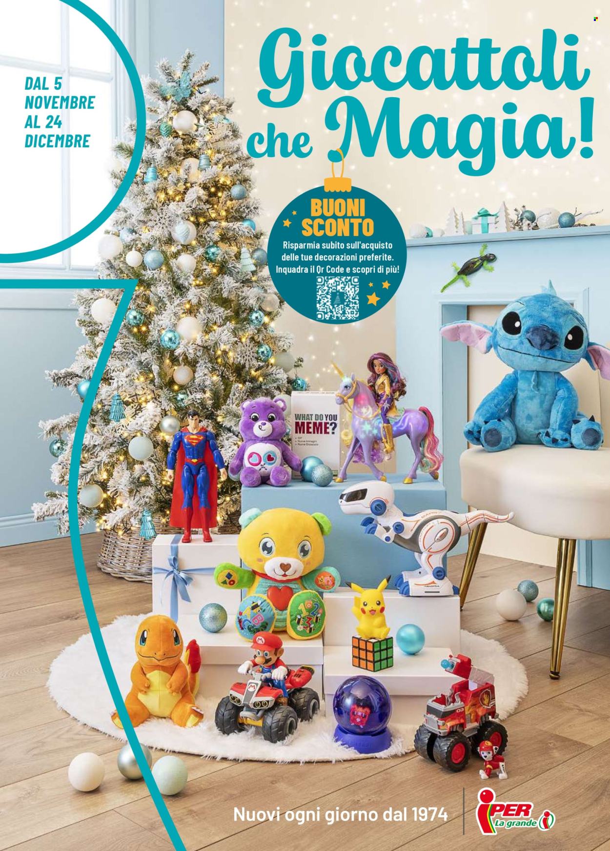 Volantino Iper, La grande i - 5/11/2025 - 24/12/2025. Pagina 1