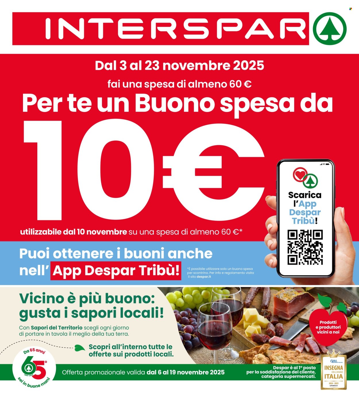 Volantino Interspar - 6/11/2025 - 19/11/2025. Pagina 1