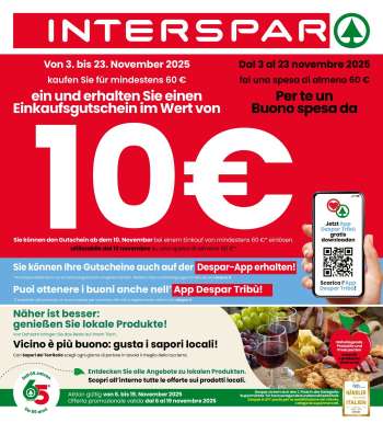Volantino Interspar - 6/11/2025 - 19/11/2025.