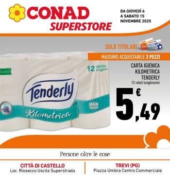 Volantino Conad Superstore - 3/11/2025 - 16/11/2025.