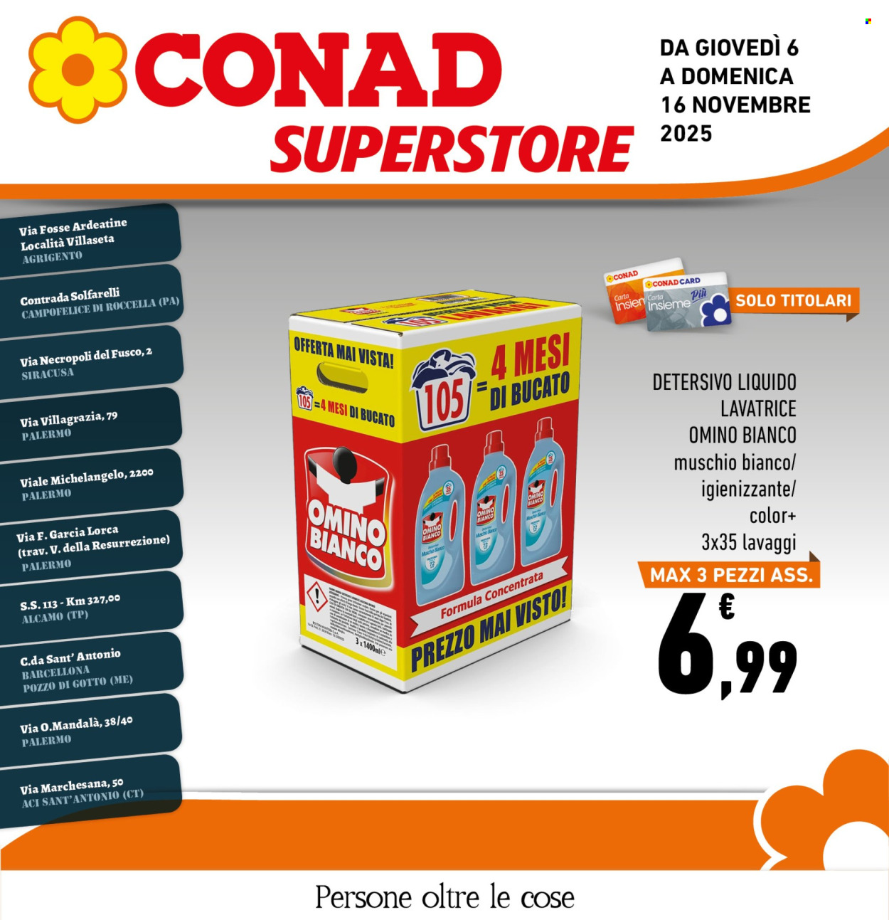 Volantino Conad Superstore - 3/11/2025 - 16/11/2025. Pagina 1
