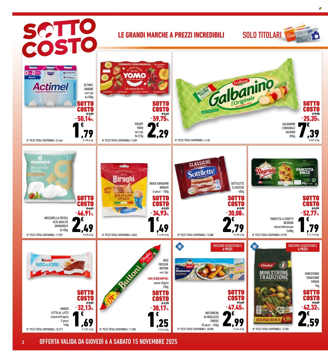 Volantino Conad Superstore - 6/11/2025 - 15/11/2025. Pagina 2