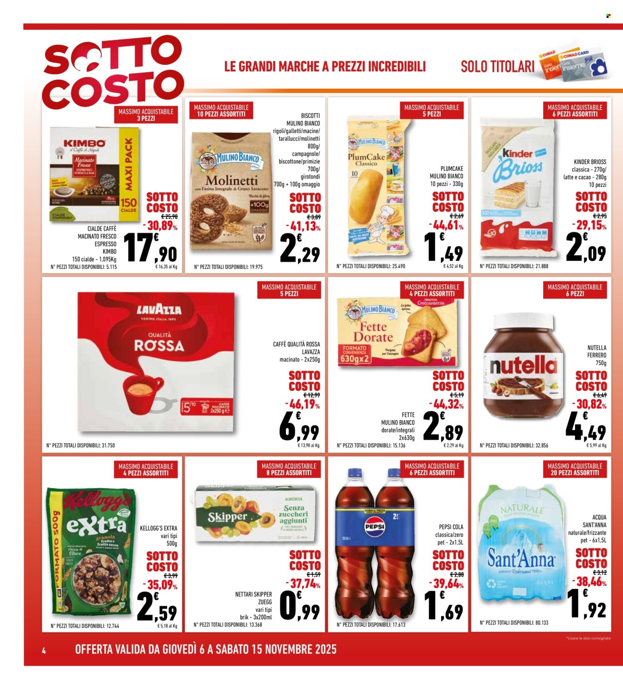 Volantino Conad Superstore - 6/11/2025 - 15/11/2025. Pagina 4