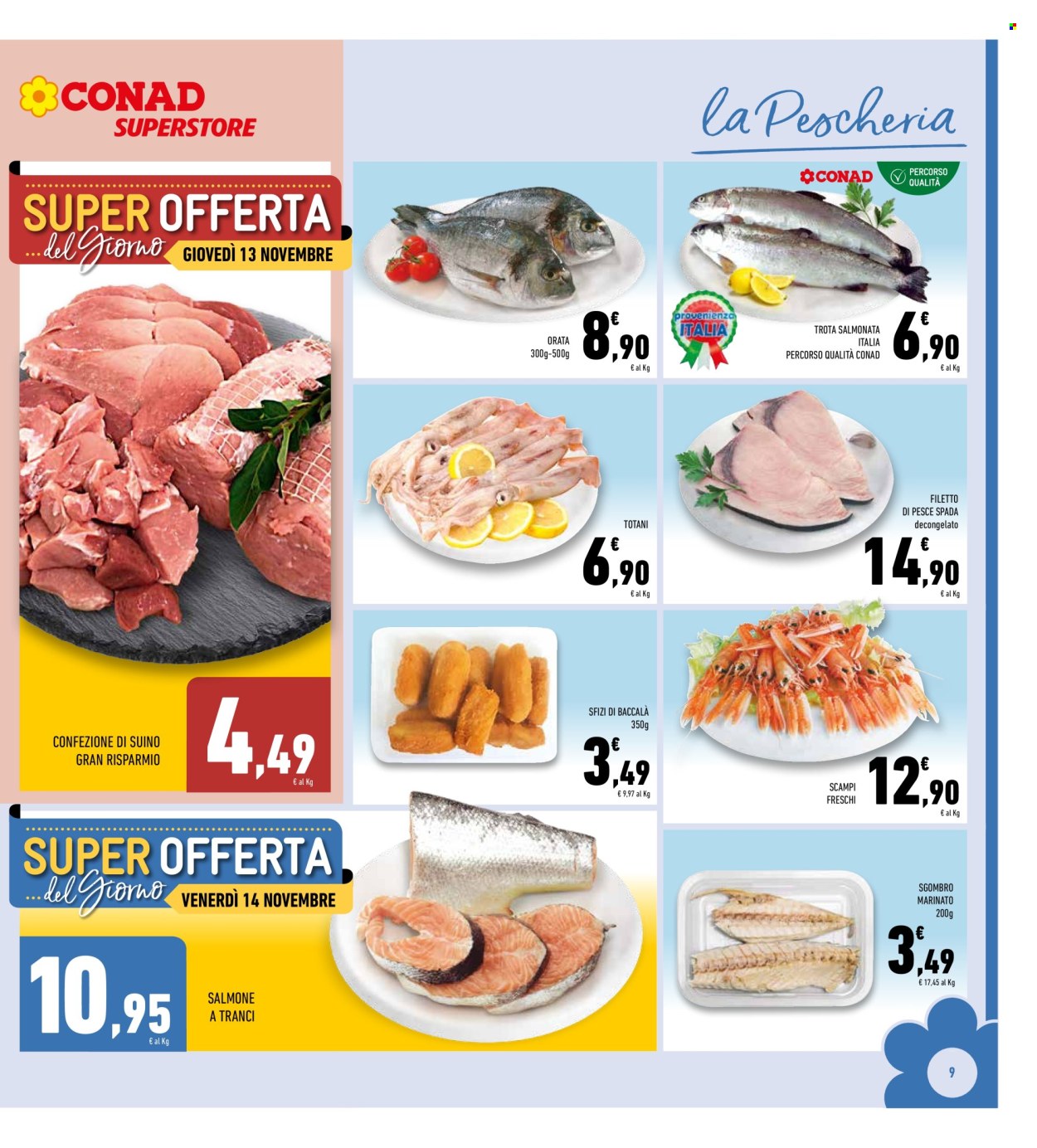 Volantino Conad Superstore - 6/11/2025 - 15/11/2025. Pagina 9