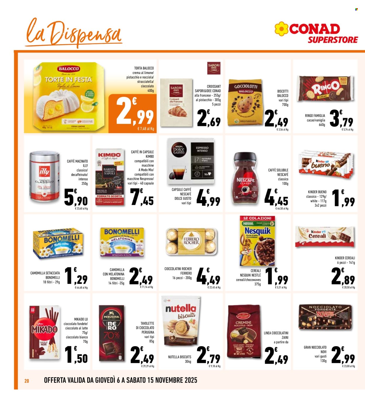 Volantino Conad Superstore - 6/11/2025 - 15/11/2025. Pagina 20