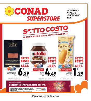 Volantino Conad Superstore - 6/11/2025 - 15/11/2025.
