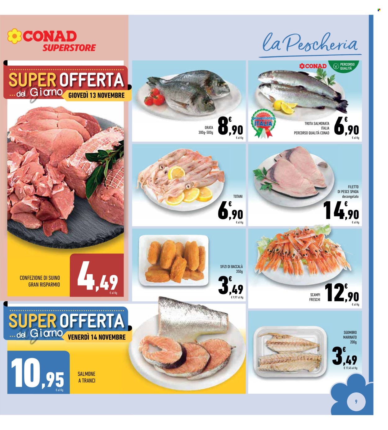 Volantino Conad Superstore - 6/11/2025 - 15/11/2025. Pagina 9