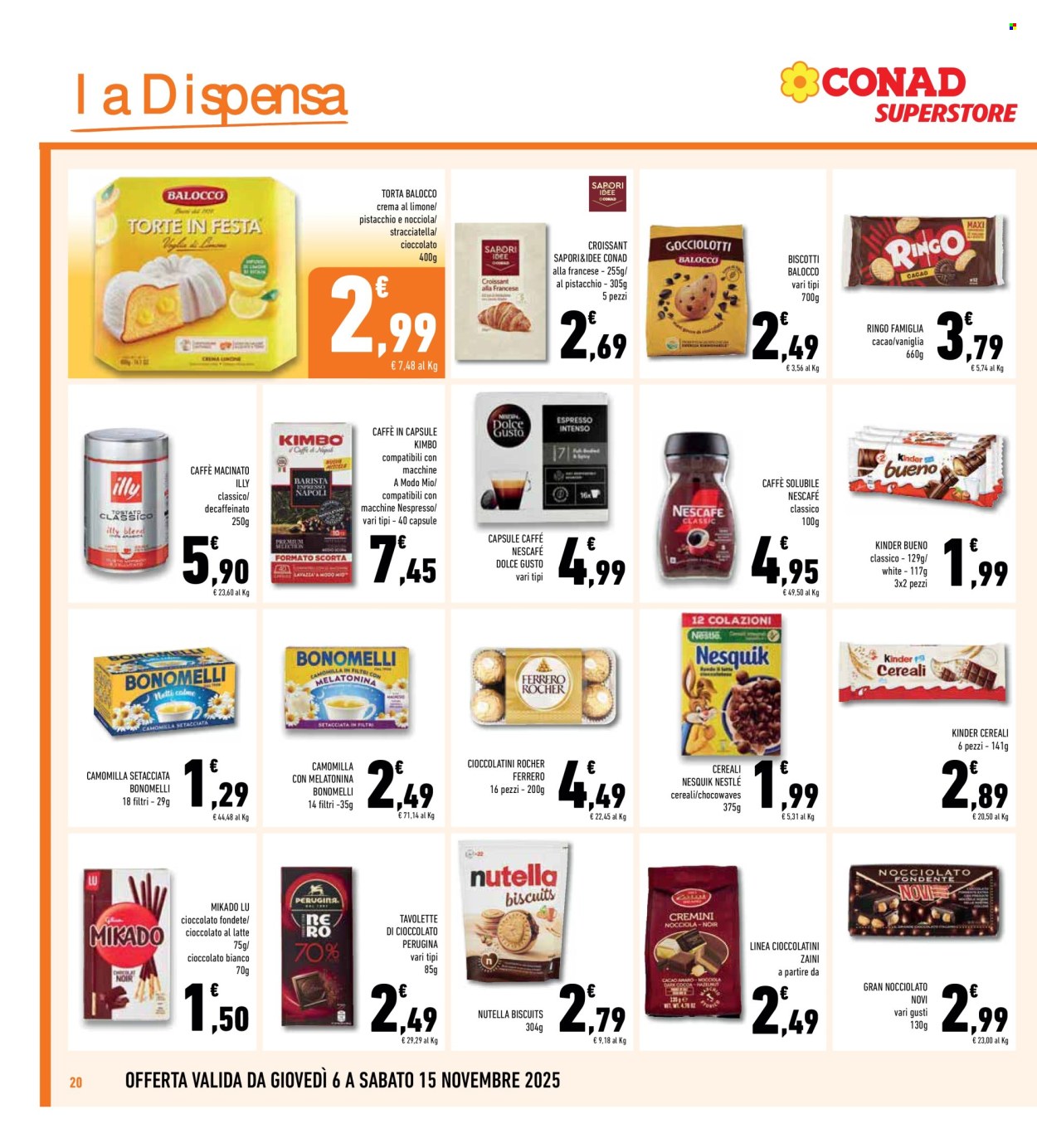 Volantino Conad Superstore - 6/11/2025 - 15/11/2025. Pagina 20