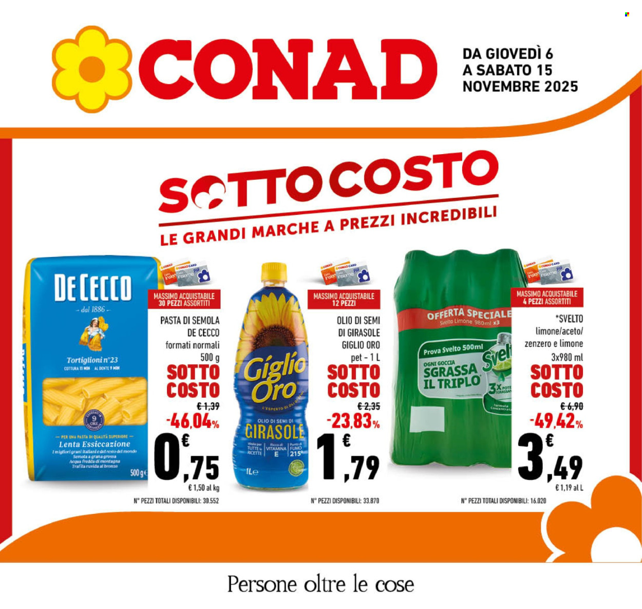Volantino Conad - 6/11/2025 - 15/11/2025. Pagina 1