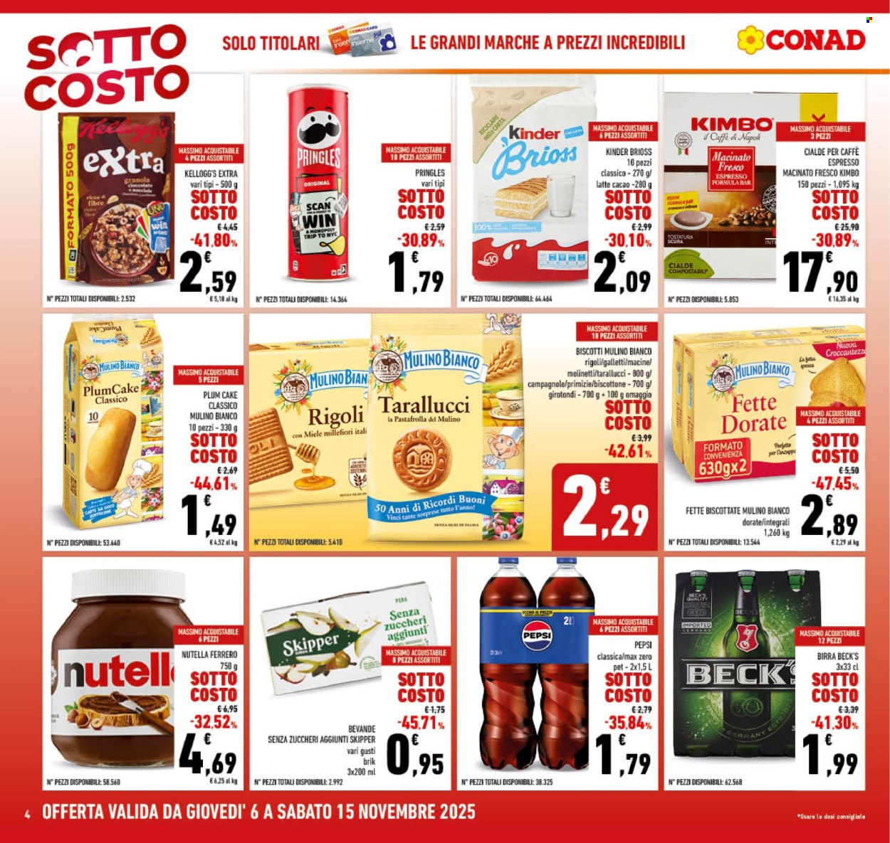 Volantino Conad - 6/11/2025 - 15/11/2025. Pagina 4