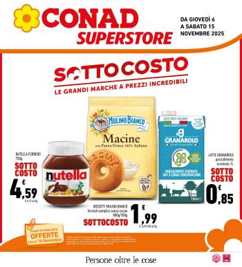 Volantino Conad Superstore - 6/11/2025 - 15/11/2025.