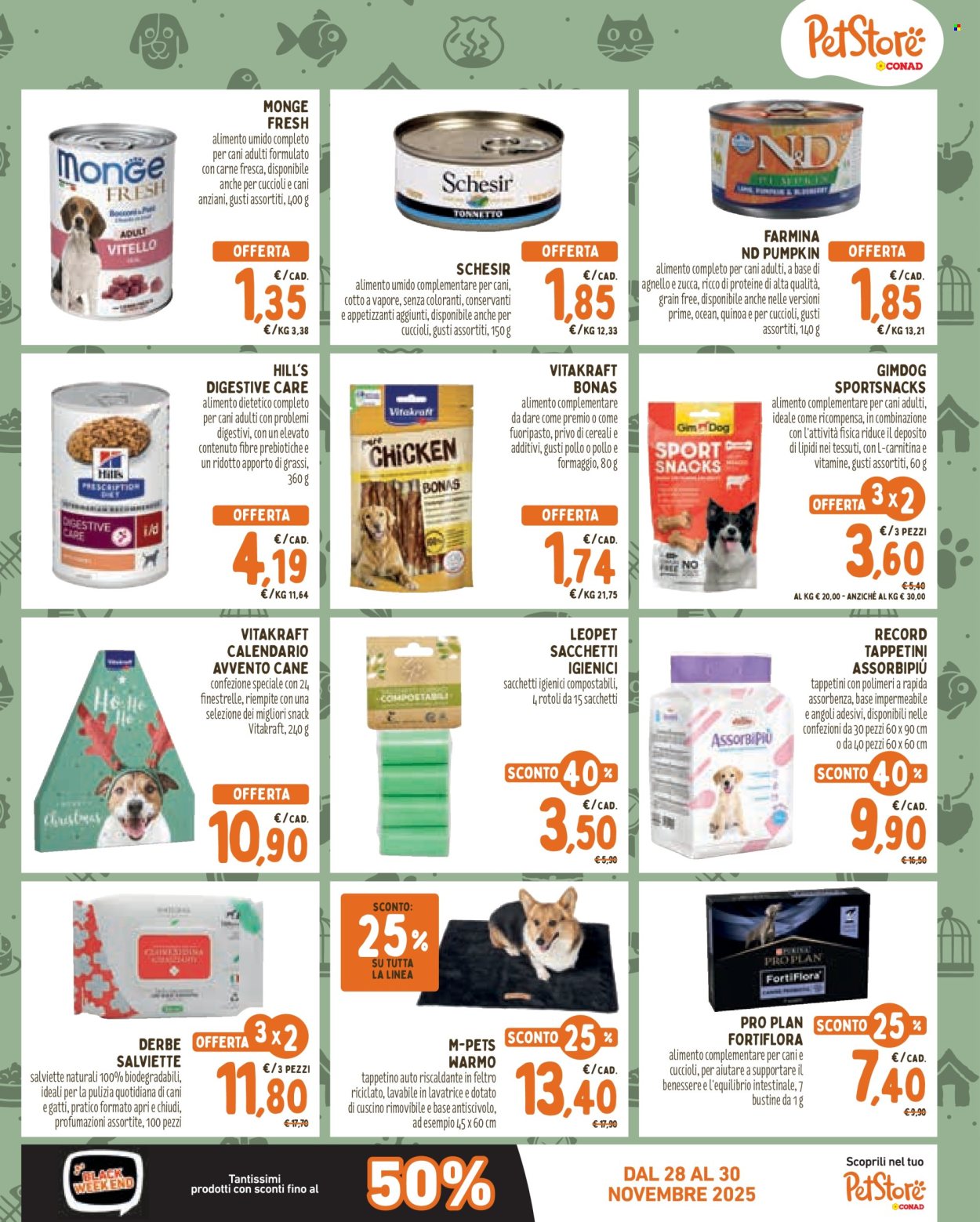 Volantino Pet Store Conad - 5/11/2025 - 2/12/2025. Pagina 3