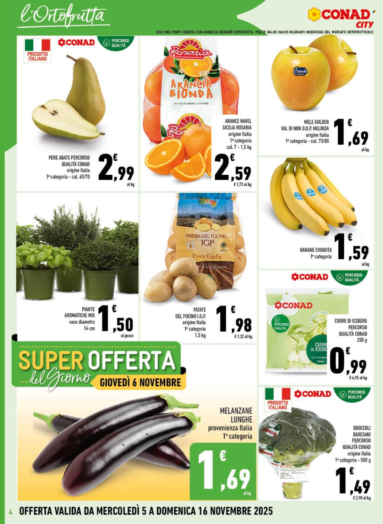 Volantino Conad - 5/11/2025 - 16/11/2025. Pagina 4