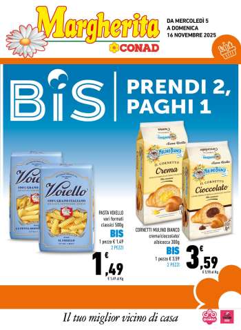 Volantino Margherita Conad - 5/11/2025 - 16/11/2025.