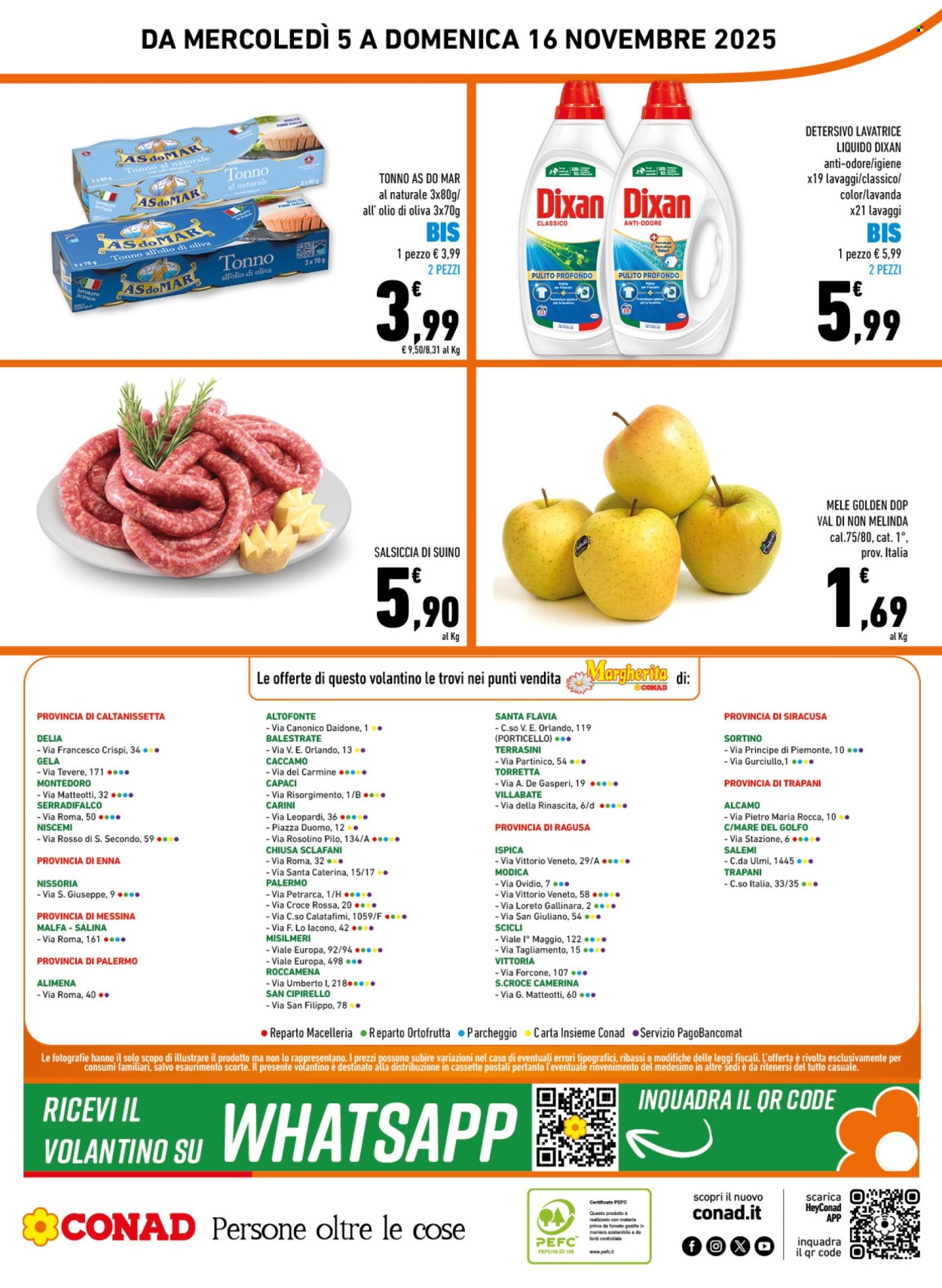 Volantino Margherita Conad - 5/11/2025 - 16/11/2025. Pagina 16