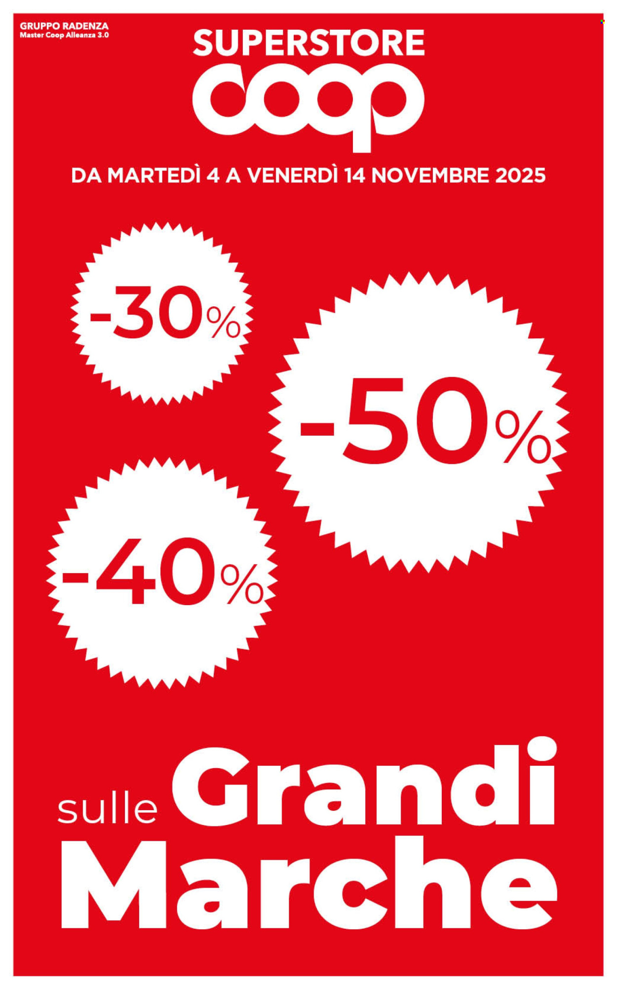 Volantino Coop - 4/11/2025 - 14/11/2025. Pagina 1