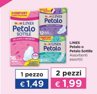 LINES Petalo o Petalo Sottile